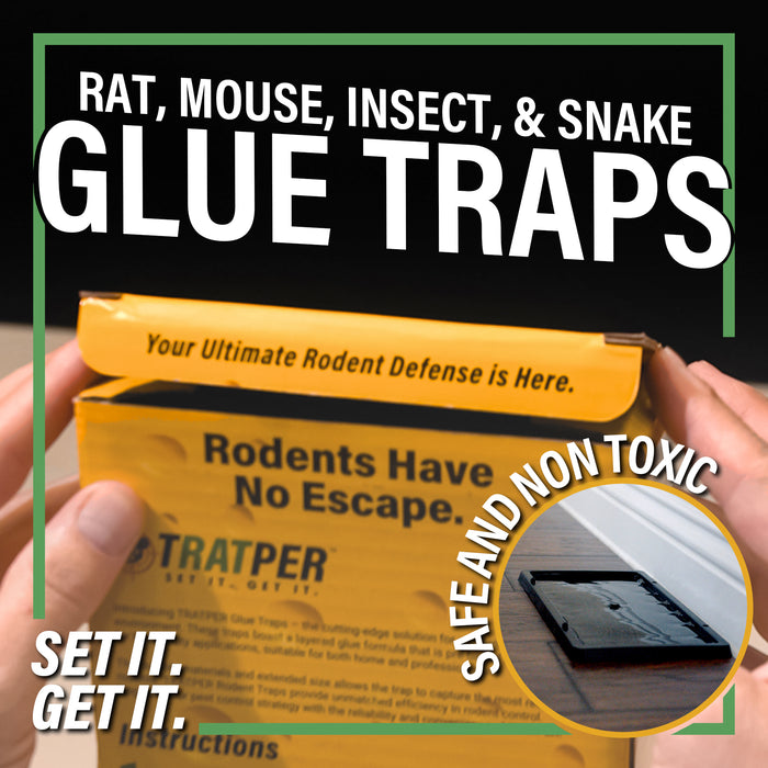Tratper Pre-Baited Glue Trap - Bulk Case (No Returns)