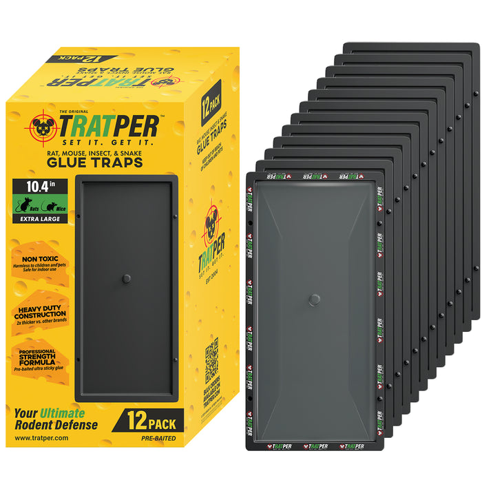 Tratper Pre-Baited Glue Trap - Bulk Case (No Returns)