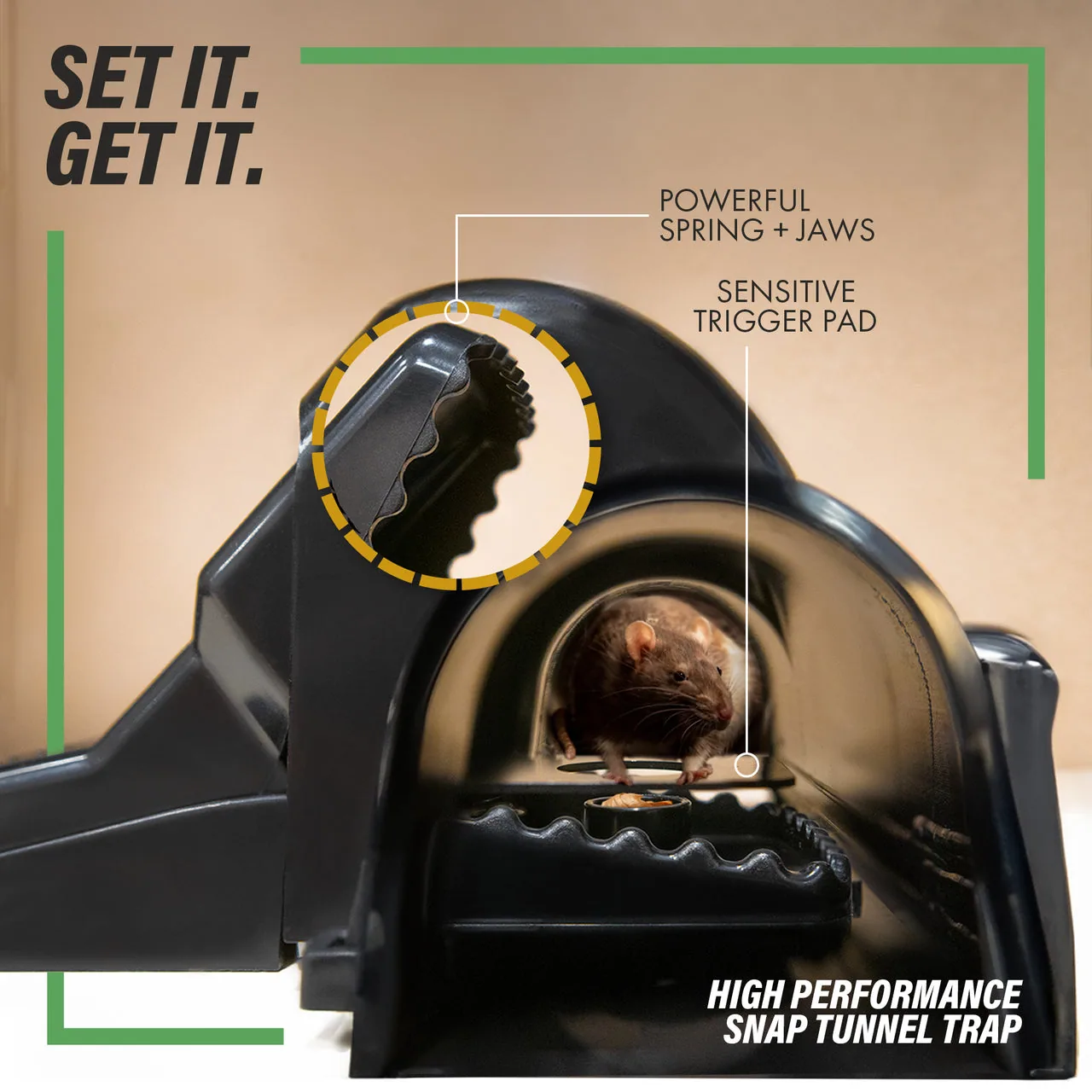 Tratper Dual-Entry Snap Trap — Bulk Case (No Returns)