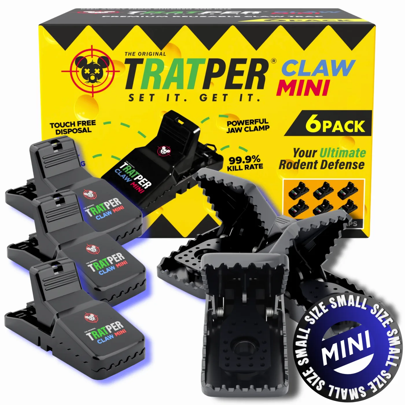 Tratper Claw Mini six-pack with its box